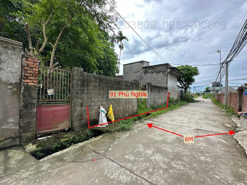 Đất thổ cư 91m² tại Phú Nghĩa, Chương Mỹ giá 3 tỷ - Đầu tư sinh lời nhanh!