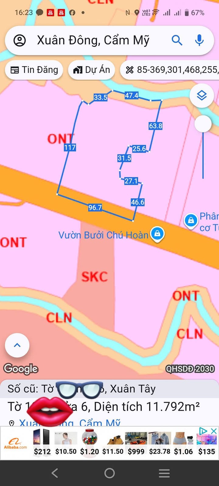 Đất nền Xuân Tây, Cẩm Mỹ 1,3ha giá 24 tỷ - Tiềm năng phát triển lớn!