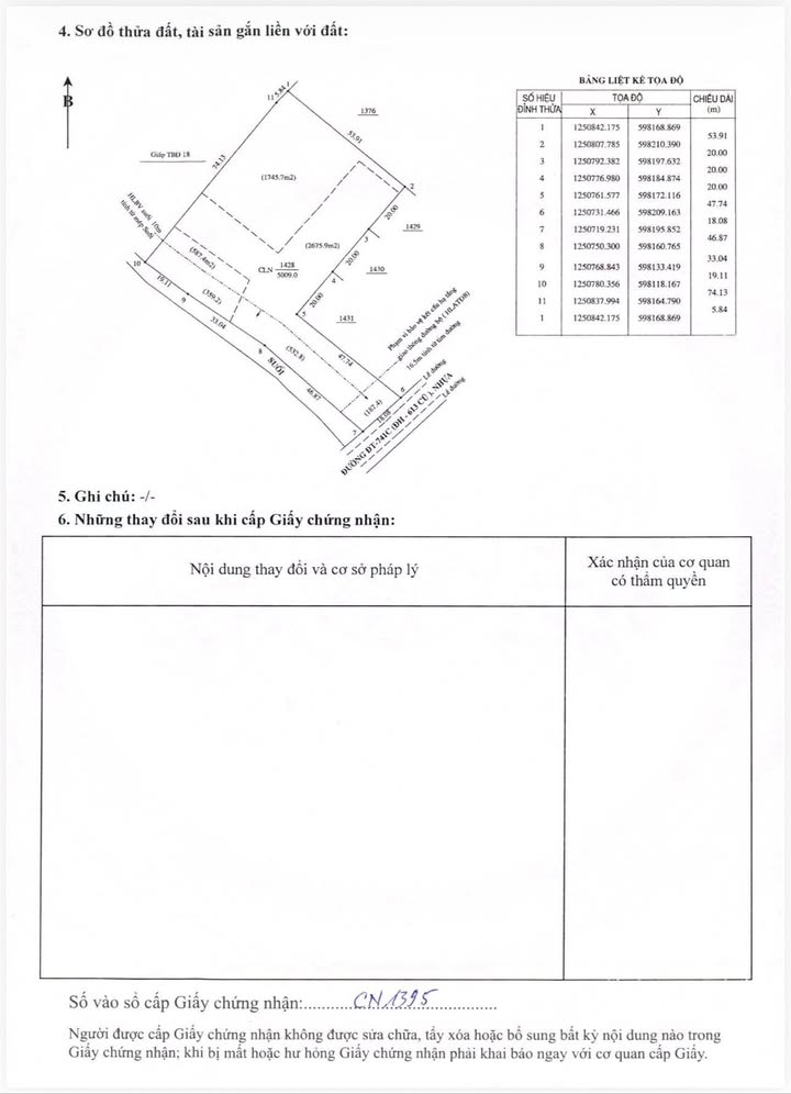 Đất mặt tiền DT741 Thị trấn Lai Uyên 5009m² - Tiềm năng phát triển lớn!