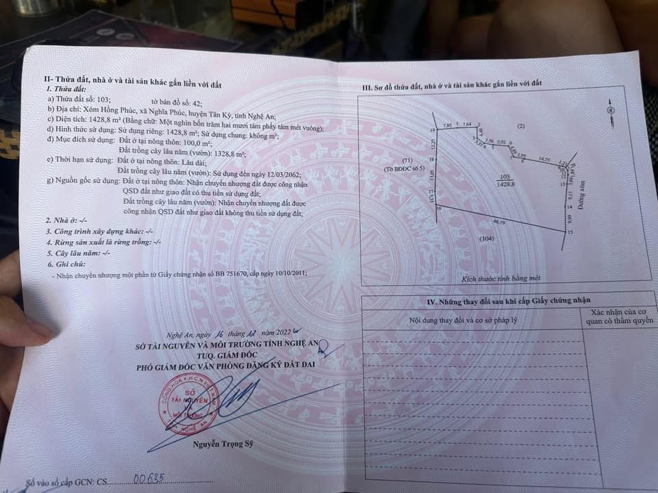 Đất nền xã Nghĩa Phúc 1400m² giá chỉ 300 triệu - Cơ hội đầu tư hấp dẫn!