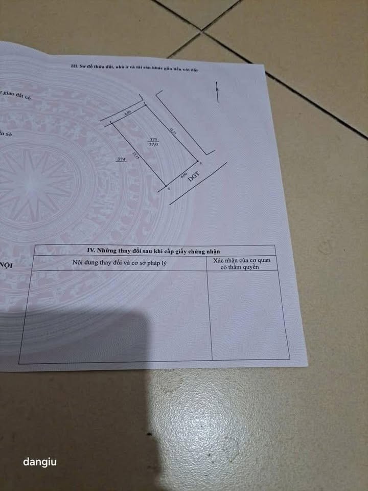 Đất nền 77m² Tân Hội, Đan Phượng - Gần trung tâm tiện ích, giá thỏa thuận!