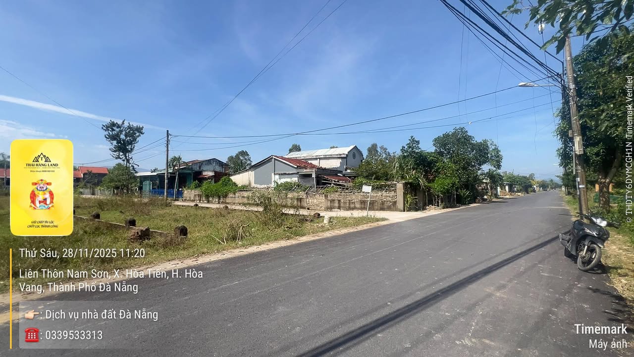 Đất nền Hòa Tiến Đà Nẵng 200m² giá 2.35 tỷ - Lô góc 2 mặt tiền