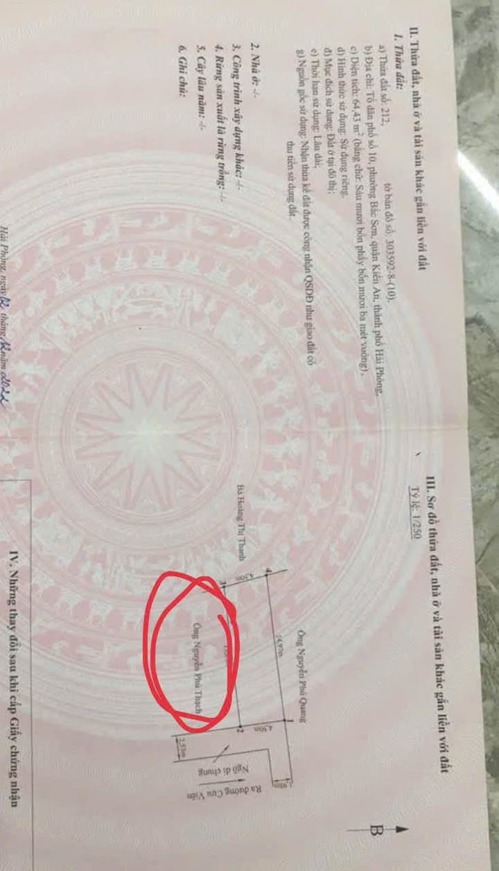 Đất nền 66m² Ngõ 154 Cựu Viên, Bắc Sơn, Kiến An - Giá chỉ 1.35 tỷ, thương lượng tốt!