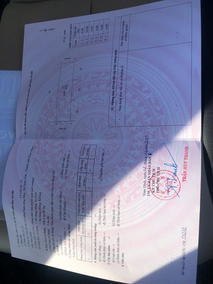 Đất nền KDT Nam Sông Đào 81m² giá thỏa thuận - Lô áp góc hướng Đông