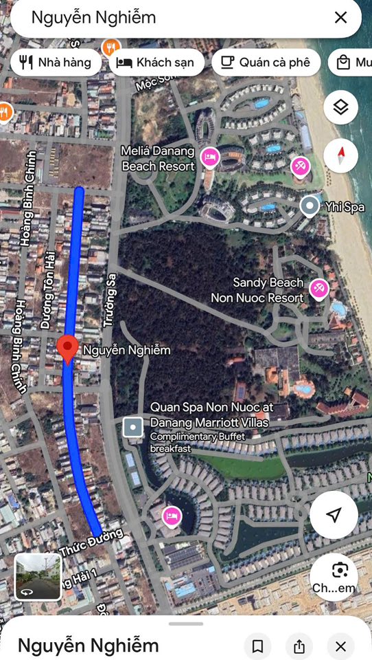 Đất nền đường Nguyễn Nghiễm Đà Nẵng 200m² giá 12 tỷ - Vị trí sát biển lý tưởng!