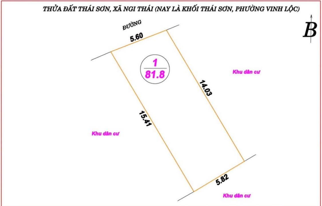 Đất nền Nghi Thái, Nghi Lộc 81.8m² giá chỉ 1.1 tỷ - Cơ hội đầu tư tuyệt vời!