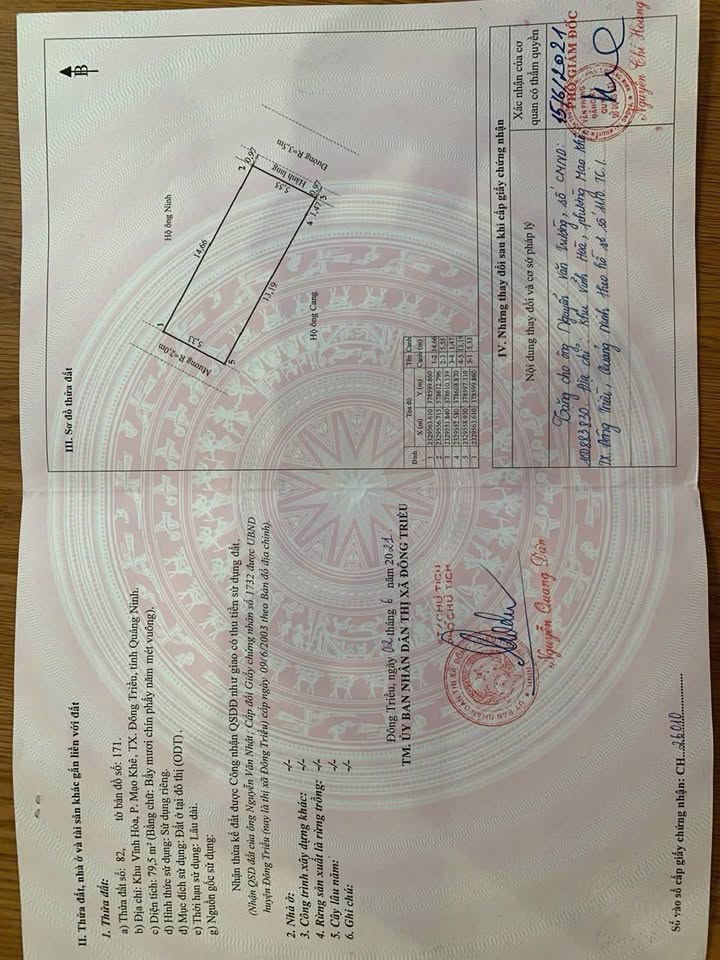 Nhà 2 tầng Mạo Khê Đông Triều 79,5m² giá 1 tỷ - Vị trí trung tâm tiện lợi!