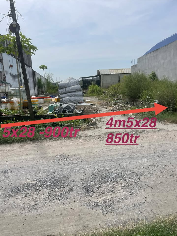 Đất thổ cư mặt tiền đường Đá Xanh, Hòa Khánh, Đức Hòa 140m² giá 850 triệu - Sổ hồng chính chủ!