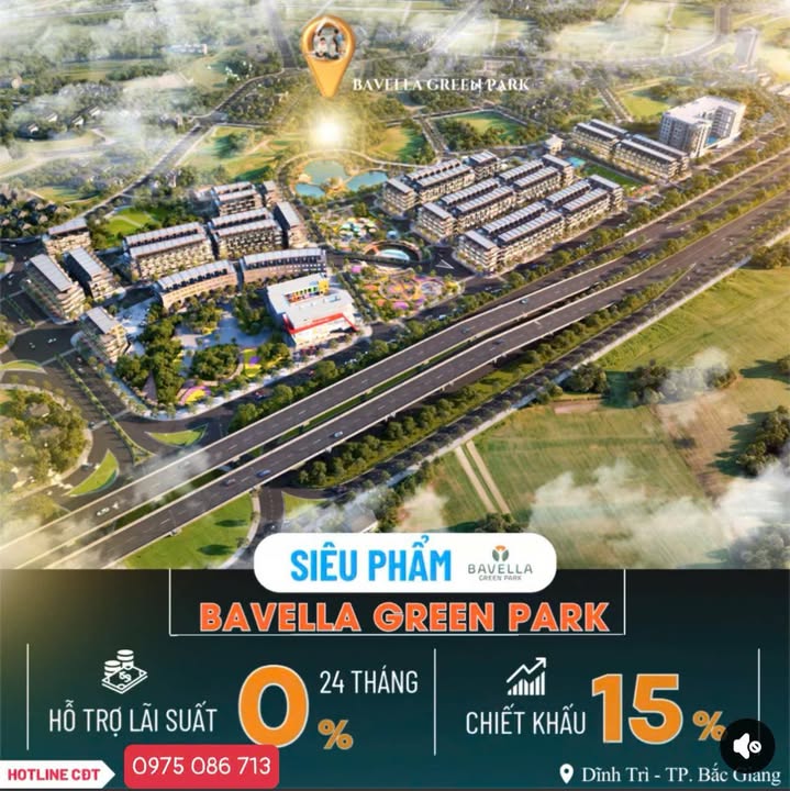 Đất nền Bavella Green Park Bắc Giang 85m² - Đầu tư sinh lời bền vững!