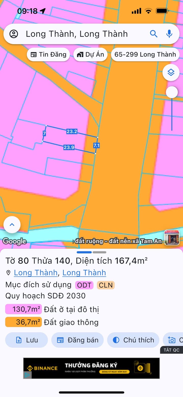 Mặt tiền kinh doanh Phạm Văn Đồng, Long Thành 248m² giá 12 tỷ - Đầu tư sinh lời ngay!