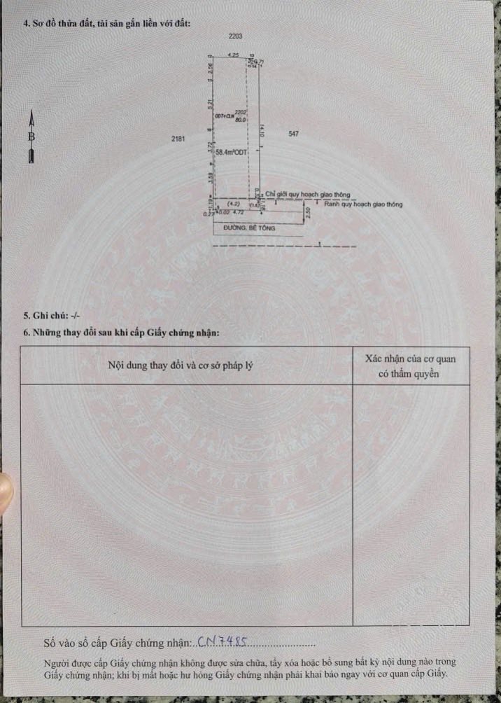 Đất tặng dãy trọ khu phố Thống Nhất 2 - 80m² giá 2.78 tỷ - Cơ hội đầu tư sinh lời!