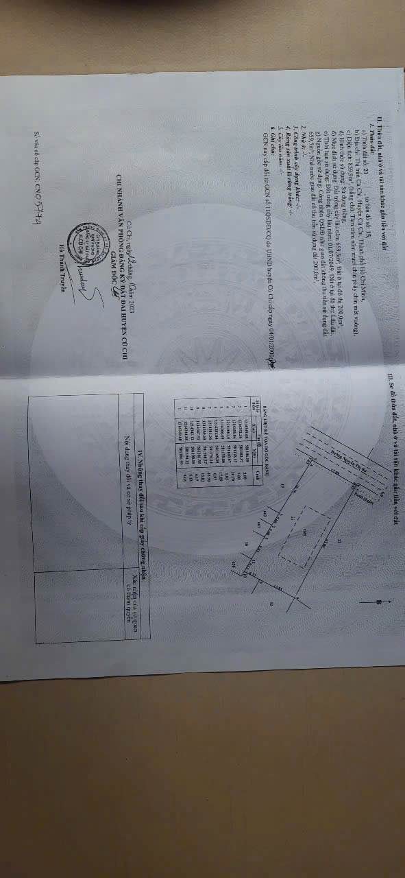 Đất nền đường Nguyễn Thị Rư, Củ Chi 846m² giá 15 tỷ - Cơ hội đầu tư sinh lời!