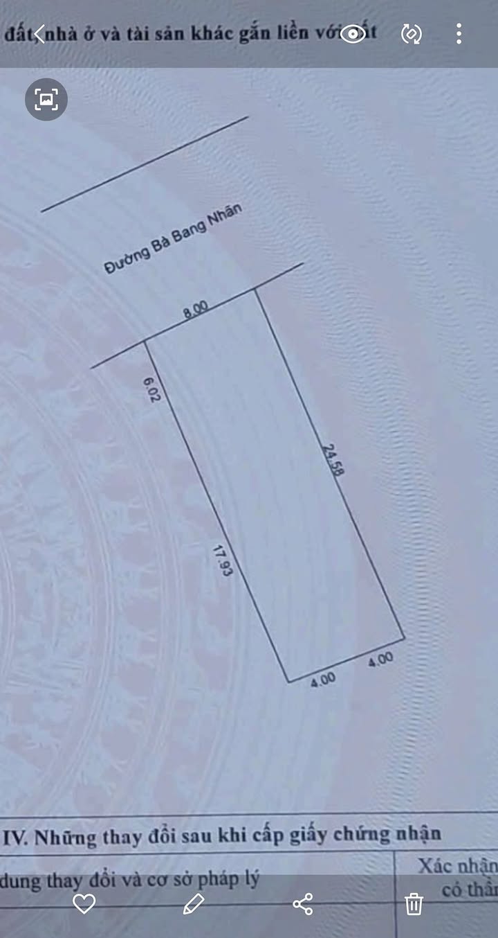 Đất mặt tiền Bà Bang Nhãn, Ngũ Hành Sơn 194.4m² - Đầu tư sinh lời ngay!