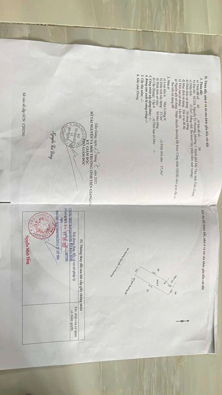 Nhà mặt tiền đường Nguyễn Tri Phương, phường 1, Đồng Tháp, 37m² - Sẵn sàng vào ở!