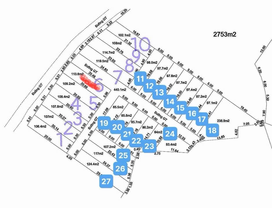 Đất thổ cư Thanh Đình 113.5m² giá 880 triệu - Cơ hội đầu tư hiếm có!