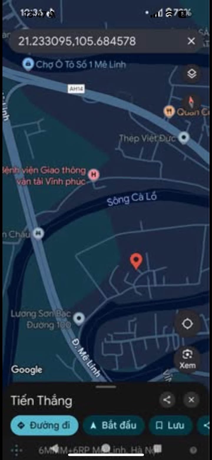 Nhà đất Tiến Thắng, Mê Linh 208m² giá 3.26 tỷ - Tiềm năng tăng giá cao!