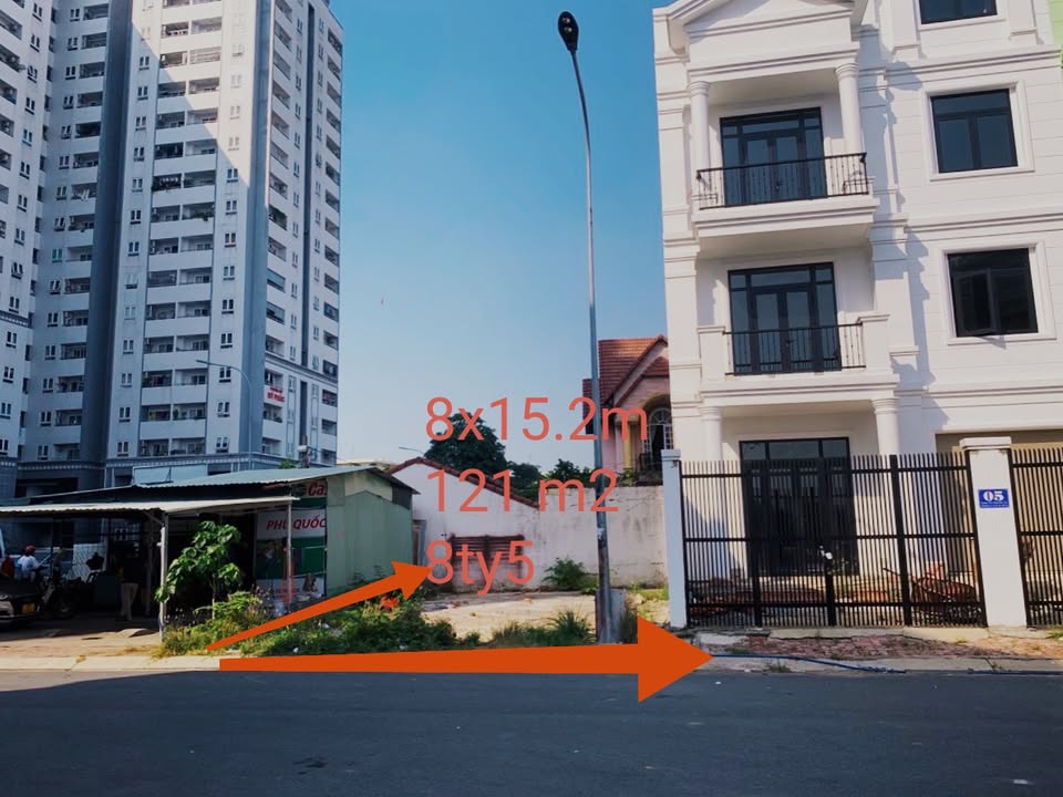Đất biệt thự tại Quận 8, TP.HCM 121m² giá 8.5 tỷ - Tiềm năng kinh doanh lớn!