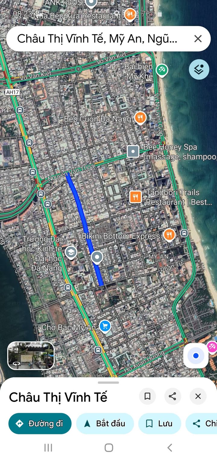 Nhà mặt tiền Châu Thị Vĩnh Tế Đà Nẵng 120m² giá 22 tỷ - Vị trí kinh doanh đắt địa!