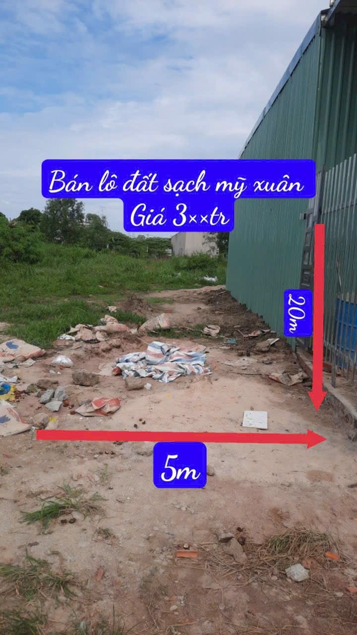 Đất nền Mỹ Xuân 100m² giá chỉ 300 triệu - Sổ đỏ chính chủ, vị trí đẹp!