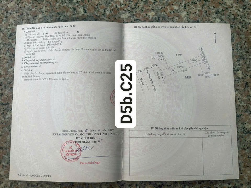 Đất nền Thới Hòa, Bến Cát 150m² chỉ 1.7 tỷ - Cơ hội đầu tư tuyệt vời!