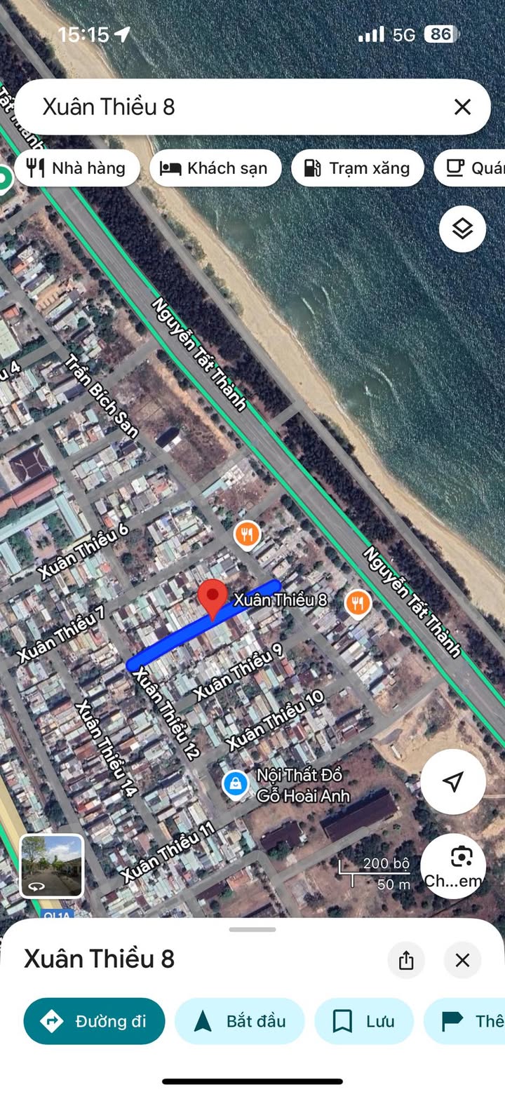 Bán FrontHouse mặt tiền đường Xuân Thiều 8, Đà Nẵng 80m² - Pháp lý sổ đỏ chính chủ