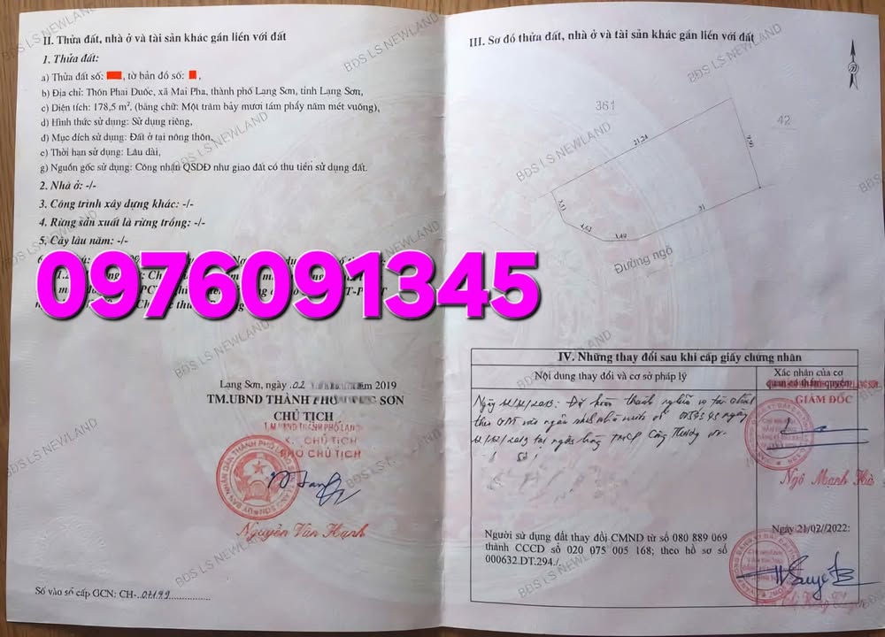Đất nền Lạng Sơn 179m² giá 2 tỷ - Mặt tiền 2 đường lớn, cơ hội đầu tư tuyệt vời!