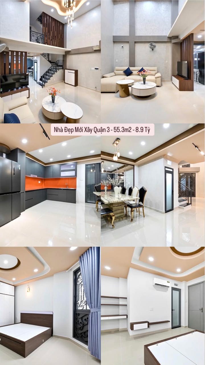 Nhà đẹp 5 tầng Lê Văn Sỹ Quận 3 55.3m² giá 8.9 tỷ - Đầu tư sinh lời tuyệt vời!