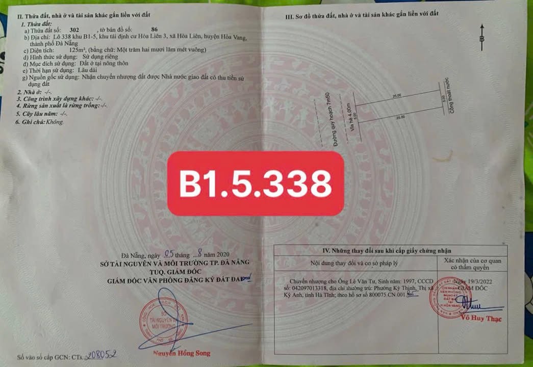 Đất nền Hòa Liên 125m² giá 2.9 tỷ - Gần trục chính, thương lượng tốt!