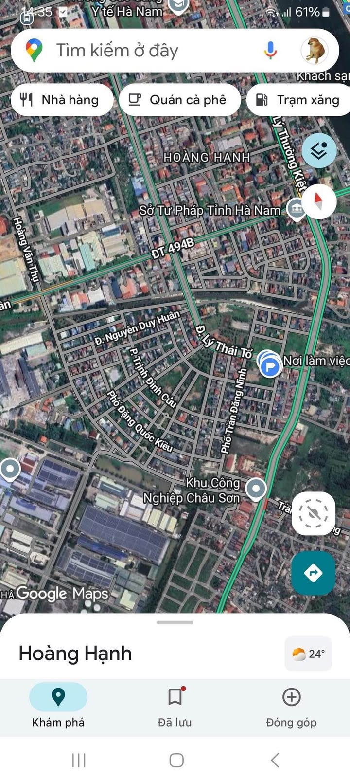 Đất nền Khu đô thị Châu Sơn HUD Phủ Lý 180m² - Mặt tiền 10m, giá thương lượng