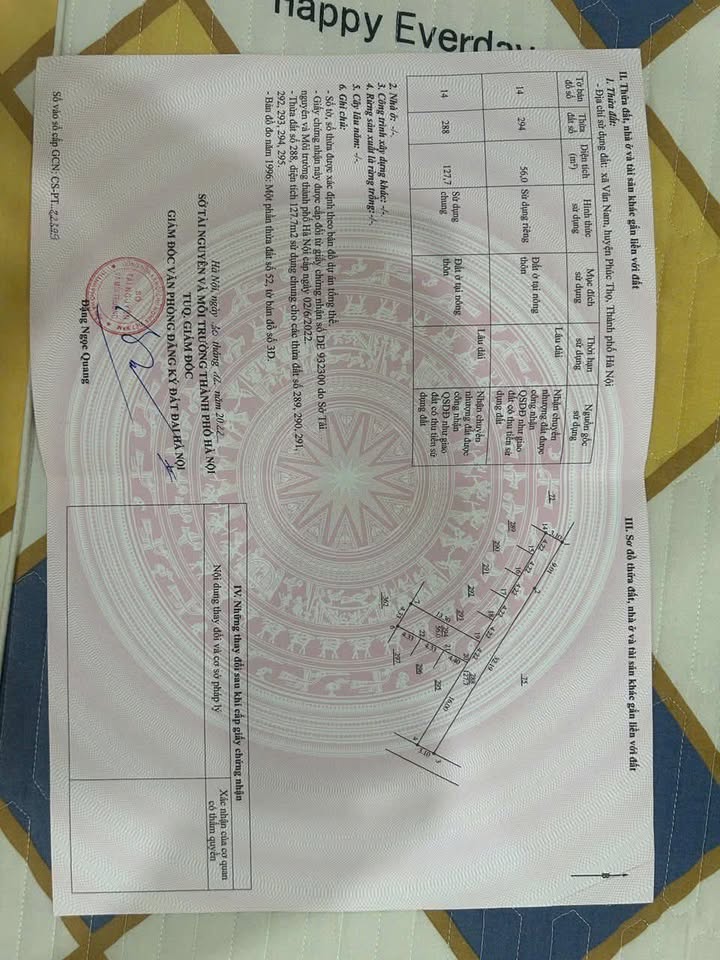 Đất Vân Nam Phúc Thọ 50m² giá đầu tư chỉ 3x triệu - Cơ hội không thể bỏ lỡ!