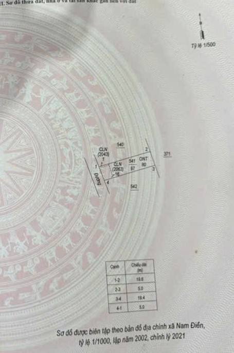 Bán lô đất 110m² tại Xóm 3 Nam Điền, Nghĩa Hưng - Cơ hội đầu tư tuyệt vời!