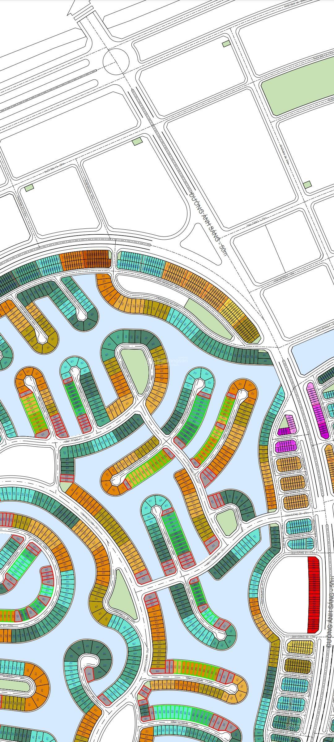 Biệt thự Vinhomes Green Paradise Cần Giờ 416m² - Mặt tiền 40m, giá chỉ 100 triệu/m²