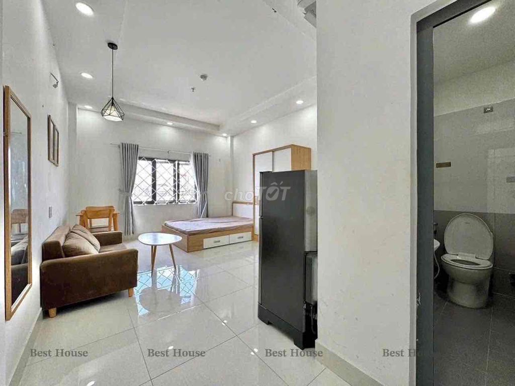 Căn hộ Studio Cửa Sổ Trời 25m² tại Phan Văn Trị - Gò Vấp chỉ 4.7 triệu, Full nội thất ngay!