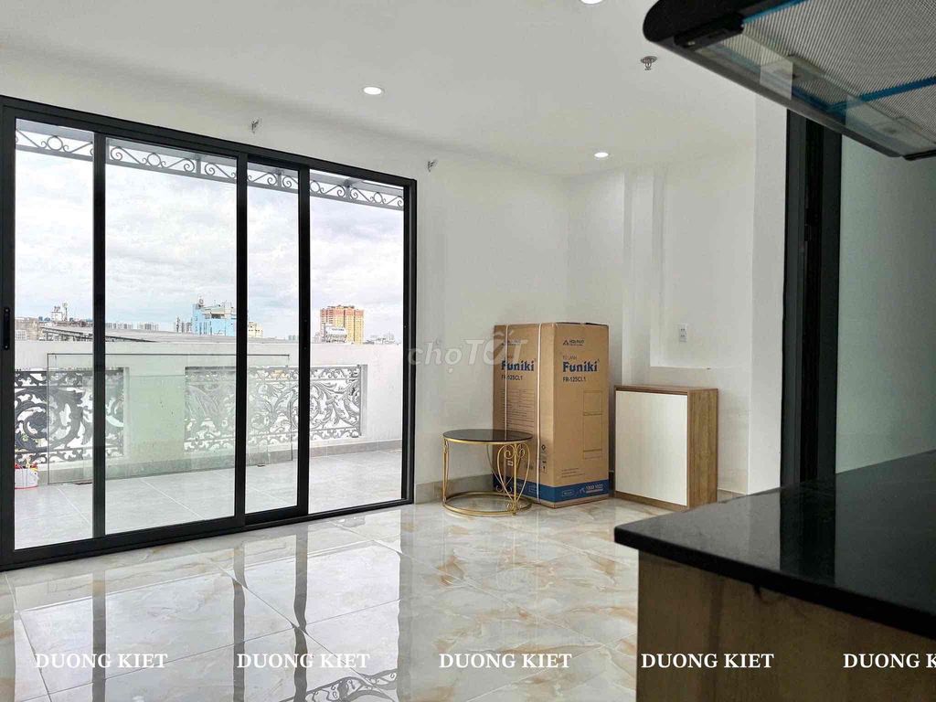 Căn hộ mini studio Lê Văn Quới 50m² giá 5.5 triệu - Full nội thất, an ninh 24/7!