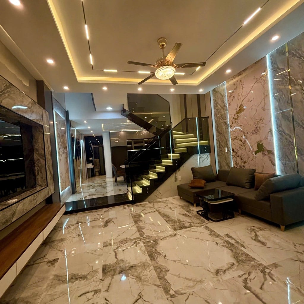 Bán nhà 3 tầng hiện đại tại Hòa Xuân, Đà Nẵng 90m² giá 6.9 tỷ - Gần AEON, trường Đại học quốc tế!