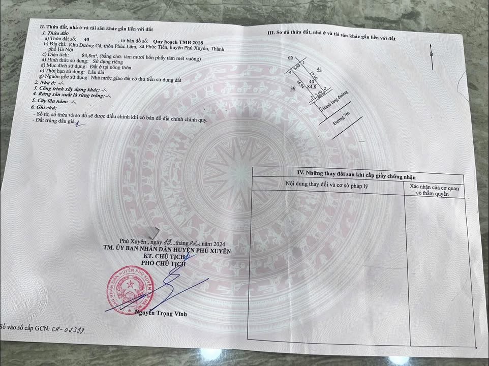 Đất nền Lô 40 đường Cả Phúc, Phúc Tiến 84m² giá 3 tỷ - Tiềm năng gia tăng mạnh!