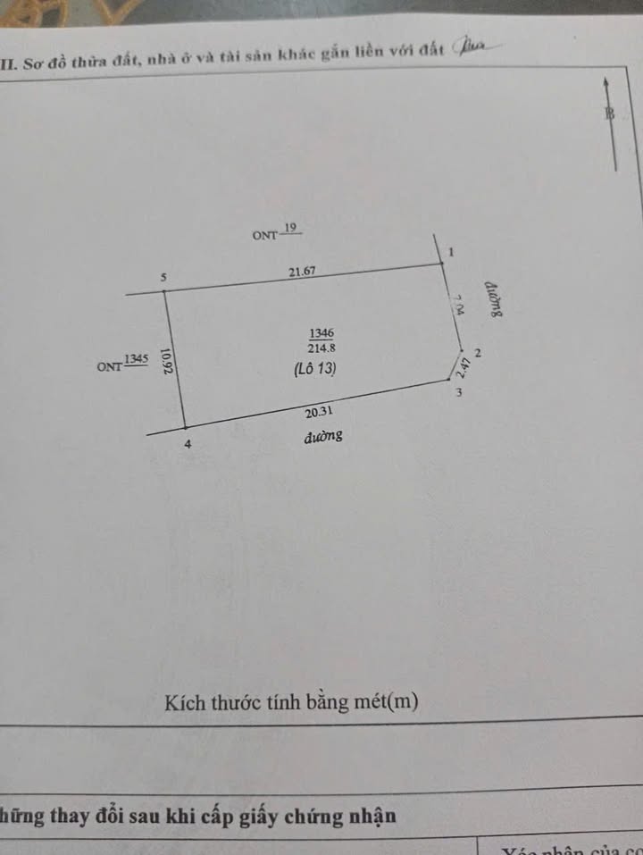 Đất đấu giá Trường An - Nghi Trường 214.8m² giá 3 tỷ - Lô góc 2 mặt tiền thông thoáng!