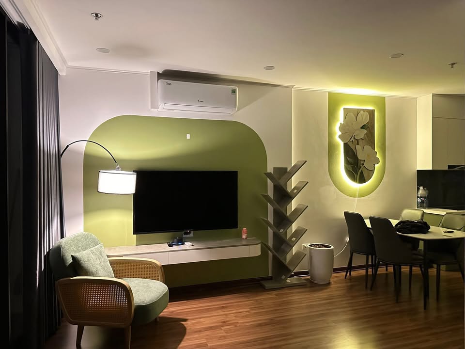 Căn hộ Green Diamond Hạ Long 1 phòng ngủ giá 7.5 triệu - Full nội thất, view cầu biển tuyệt đẹp!