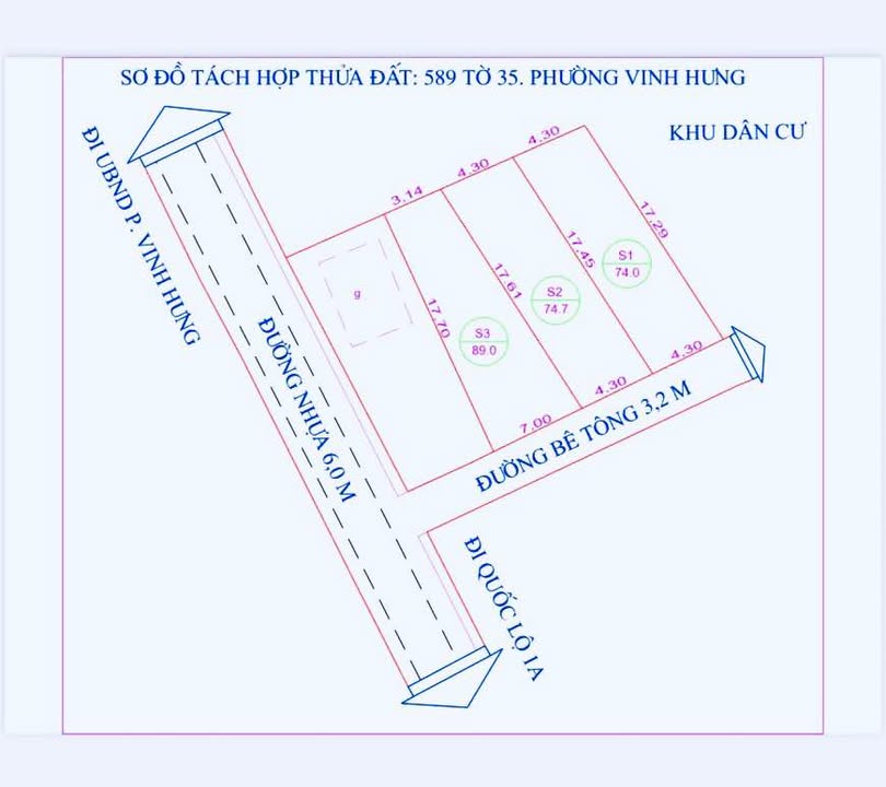 Đất nền Nghi Kim Vinh 74m² giá 1 tỷ - Hướng Đông, ô tô vào thoải mái!