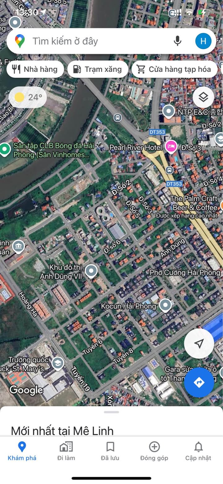 Đất biệt thự Anh Dũng, Dương Kinh 185m² giá 4 tỷ - Sổ đỏ chính chủ