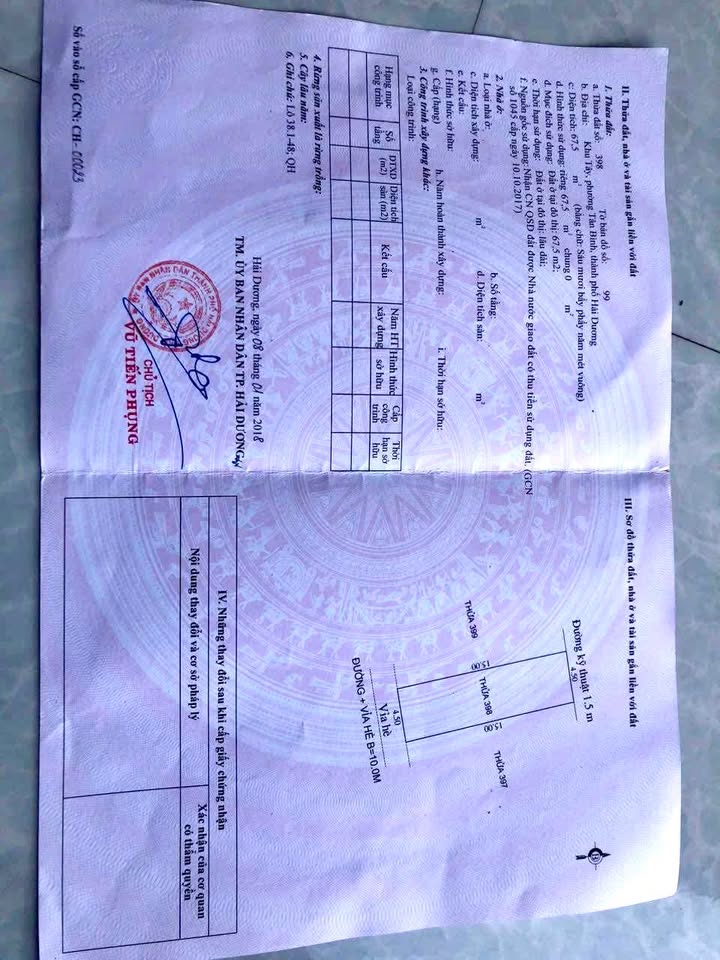 Đất nền 67.5m² tại đường Nguyễn Viết Xuân, Tân Bình - Hướng Nam, giá chỉ 3 tỷ