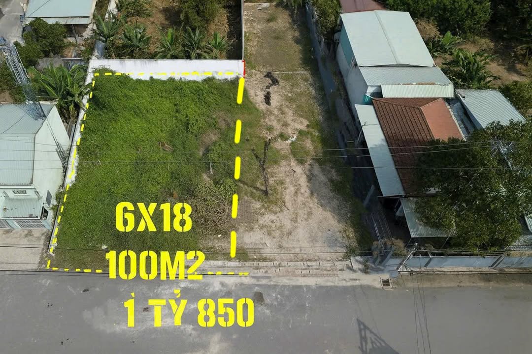 Đất thổ cư Tân Phú Trung 108m² giá 1.85 tỷ - Sở hữu ngay vị trí đẹp!