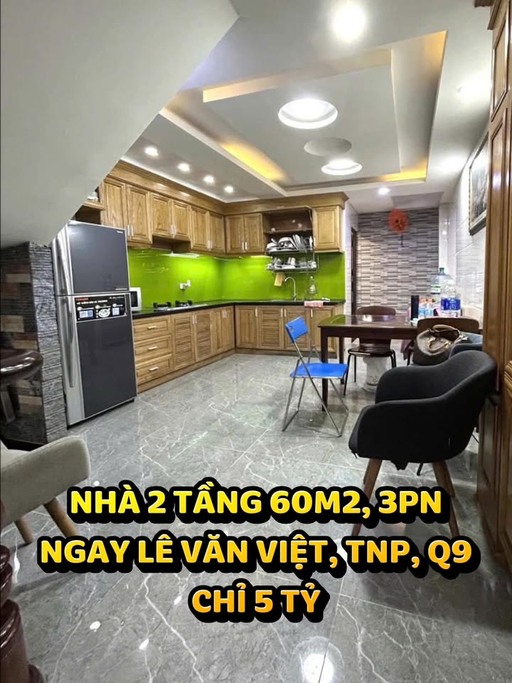Nhà 2 tầng 60m² Lã Xuân Oai 5 tỷ - Thiết kế hiện đại, sẵn sàng vào ở!