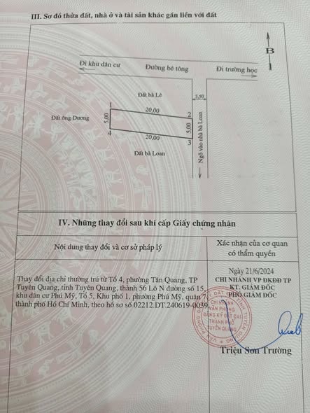 Bán Đất Thổ Cư Nông Tiến 100m² - Gần Trường Cấp 2, Giá 1 tỷ