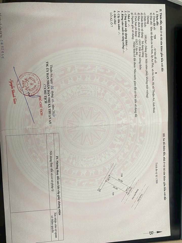 Đất nền An Sơn, Thuận An 100m² giá 2.4 tỷ - Đầu tư sinh lời ngay!