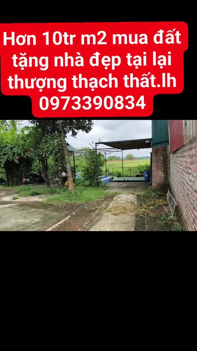 Đất Farm thôn Ngũ Sơn, Thạch Thất 500m² giá 6 tỷ - Sổ đỏ chính chủ, ô tô đậu cửa!