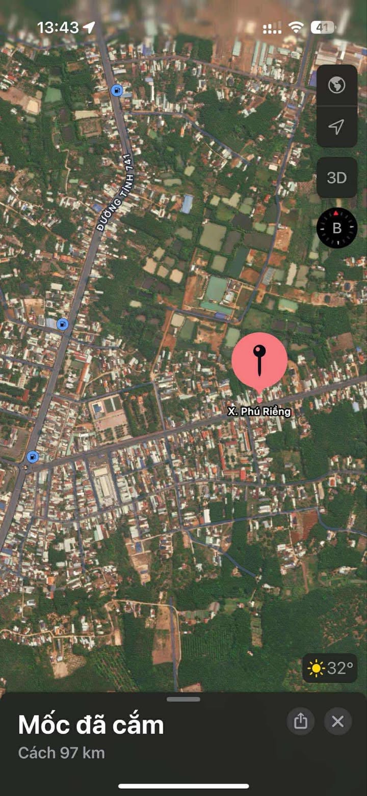 Đất mặt tiền ĐT753B, Phú Riềng 265m² giá 1.4 tỷ - Kinh doanh sầm uất!