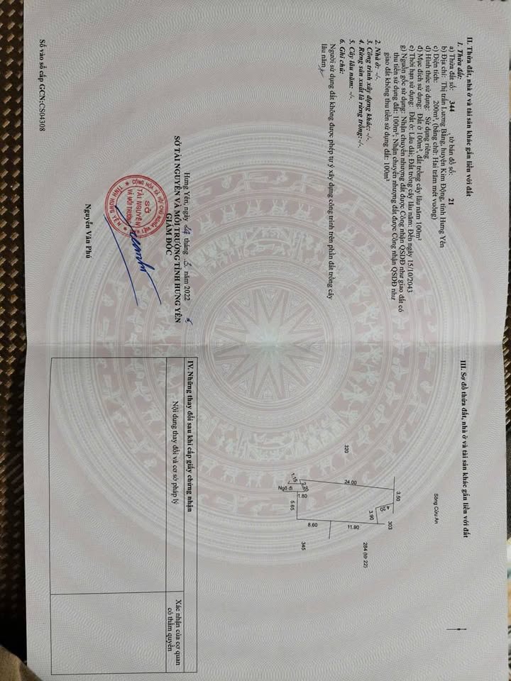 Đất nền Lương Bằng, Kim Động 200m² giá 1 tỷ - Vị trí đắc địa gần chợ