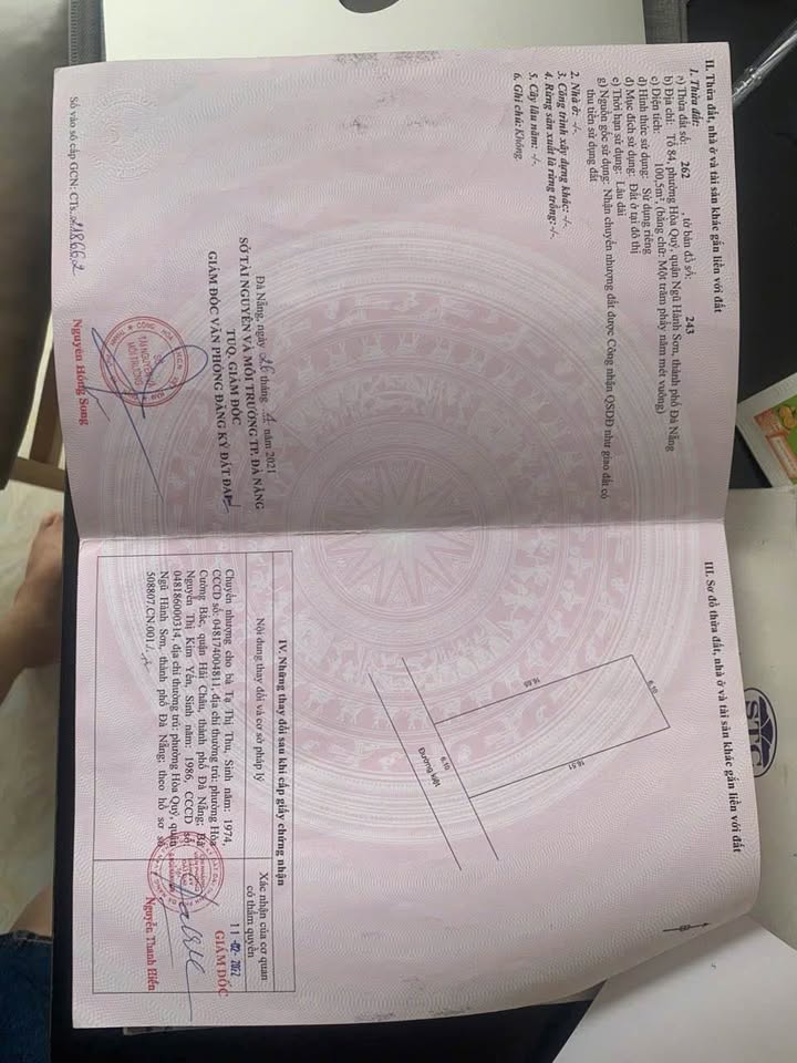 Đất nền khu Thị An, Hòa Quý 100m² giá 2 tỷ - Đầu tư sinh lời ngay!