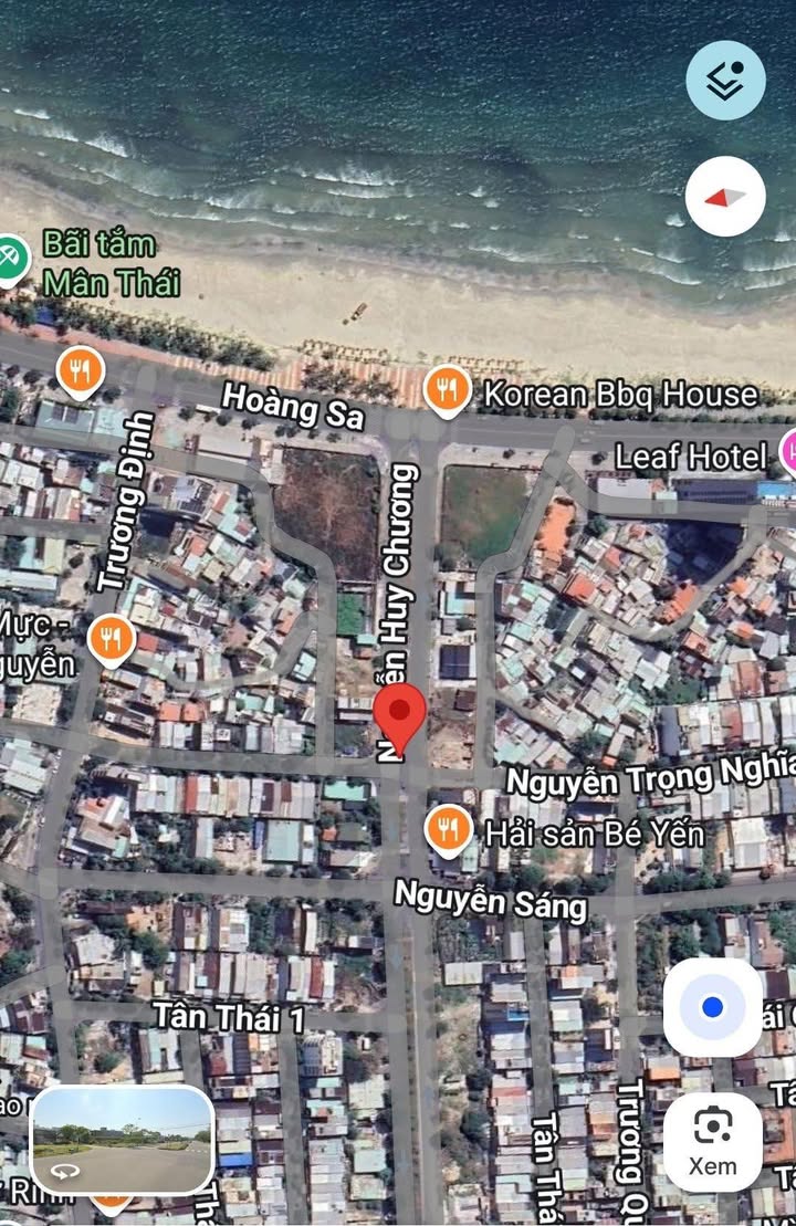 Đất nền góc 2 mặt tiền Nguyễn Huy Chương, Đà Nẵng 350m² - Sát biển, giá đầu tư tốt!